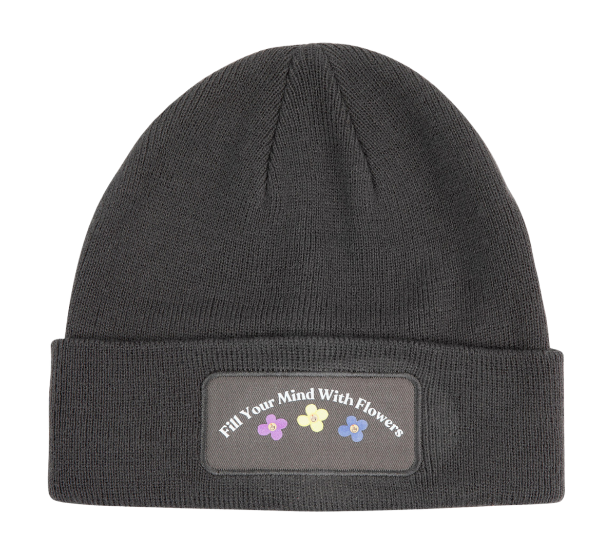 Fill Your Mind With Flowers Beanie