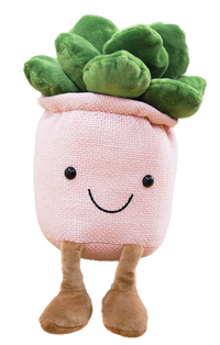 Bloomie Shayla - Plushie Succulent with Pink Pot