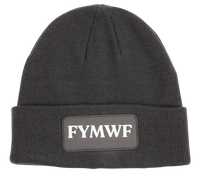 FYMWF dark gray beanie