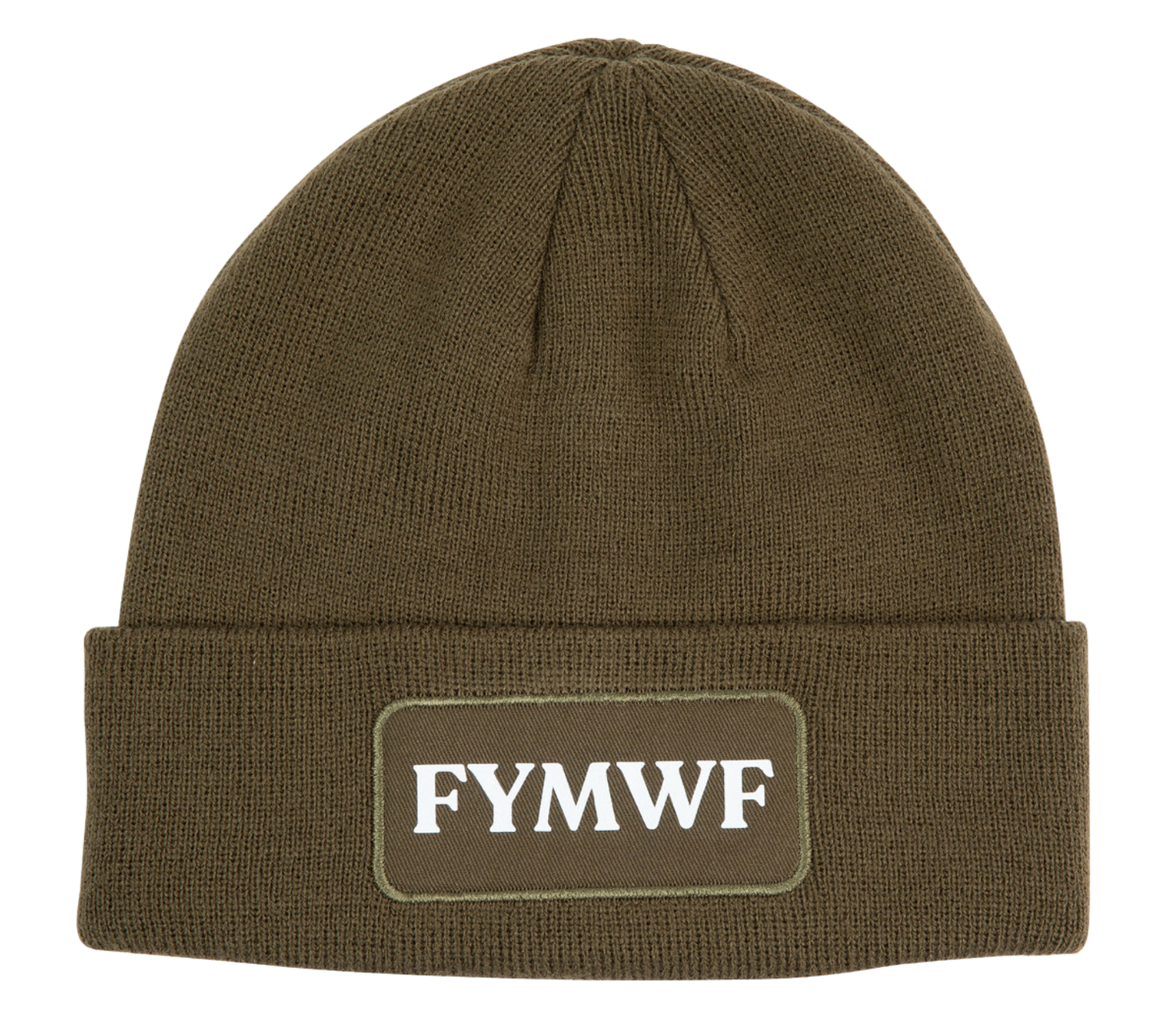 FYMWF olive green beanie