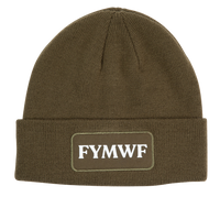FYMWF olive green beanie