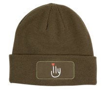 ILY olive green beanie